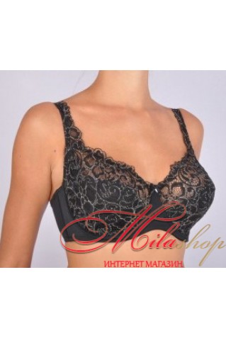 Бюстгальтер 61909 Diorella Е чашка в черном цвете